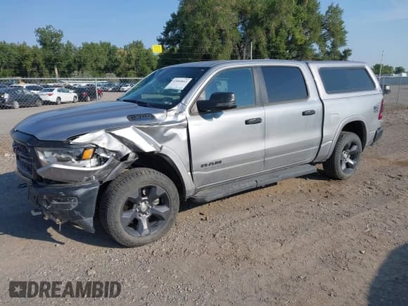✅ 2024 Ram 1500 Big Horn • VIN: 1C6RRFFG7RN135326 • Lot: 43060665. Listed on IAAI with 28,036 mi. Free auction sales archive from the USA and detailed vehicle history report at DreamBid. Image 2.