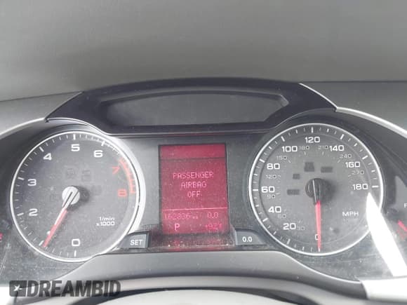 ✅ 2011 Audi A4 Premium • VIN: WAUAFAFL0BN011531 • Lot: 43423893. Listed on IAAI with 162,836 mi. Free auction sales archive from the USA and detailed vehicle history report at DreamBid. Image 7.