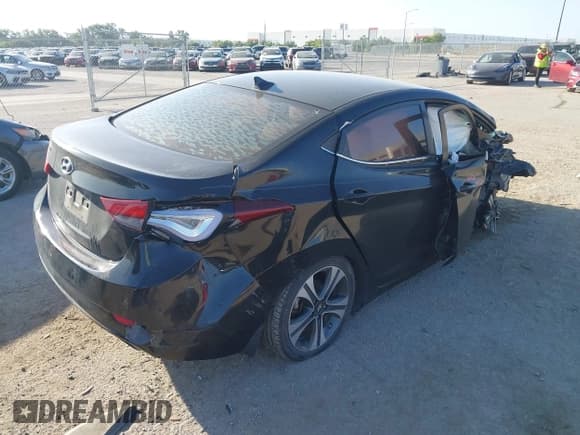 ✅ 2016 Hyundai Elantra Sport • VIN: KMHDH4AH4GU513594 • Lot: 42849804. Listed on IAAI with 112,782 mi. Free auction sales archive from the USA and detailed vehicle history report at DreamBid. Image 4.