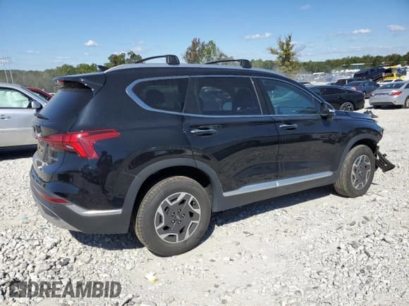 ✅ 2021 Hyundai Santa Fe Blue • VIN: KM8S2DA17MU007345 • Лот: 76374064. Опубликован ранее на Copart с пробегом 58 190 миль. Бесплатный доступ к архиву аукционных продаж из США и подробный отчёт об истории автомобиля на DreamBid. Изображение 3.