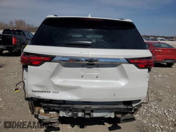 2022 Chevrolet Traverse High Country с VIN 1GNEVNKW0NJ192213, выставлен на аукционе Copart как лот 49582805 с пробегом 22 588 миль миль и Списание • Salvage title. История ставок и продаж доступна на DreamBid. Изображение 6.