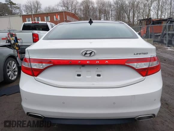 2016 Hyundai Azera Limited with VIN KMHFH4JGXGA536654, listed as a IAAI auction lot 41630707 with 87,428 mi miles and . Bid and sale history available at DreamBid. Image 16.
