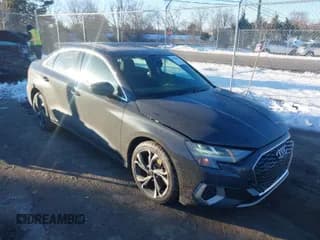 ✅ 2022 Audi A3 Premium • VIN: WAUGUDGY7NA061737 • Lot: 41300677. Listed on IAAI with 45,562 mi. Free auction sales archive from the USA and detailed vehicle history report at DreamBid. Image 1.