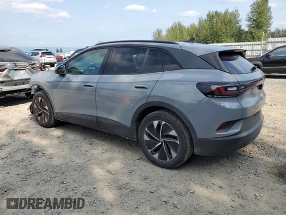 ✅ 2021 Volkswagen ID.4 Pro • VIN: WVGJNPE28MP062828 • Lot: 72090525. Listed on Copart with 19,771 mi. Free auction sales archive from the USA and detailed vehicle history report at DreamBid. Image 2.