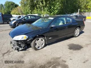 ✅ 2007 Chevrolet Monte Carlo SS • VIN: 2G1WL15C179166210 • Лот: 82143515. Опубликован ранее на Copart с пробегом 97 238 миль. Бесплатный доступ к архиву аукционных продаж из США и подробный отчёт об истории автомобиля на DreamBid. Изображение 1.