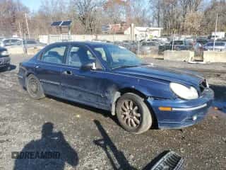 2003 Hyundai Sonata GLS with VIN KMHWF35H83A893490, listed as a Copart auction lot 80886424 with Not provided miles and Salvage title. Bid and sale history available at DreamBid. Image 4.