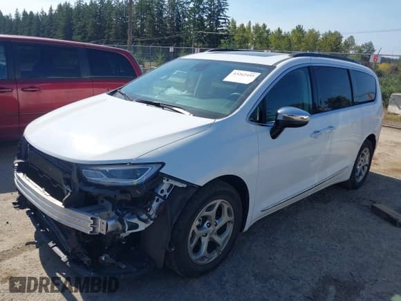 ✅ 2023 Chrysler Pacifica Limited • VIN: 2C4RC1GG9PR534735 • Lot: 43262455. Listed on IAAI with 64,437 mi. Free auction sales archive from the USA and detailed vehicle history report at DreamBid. Image 2.