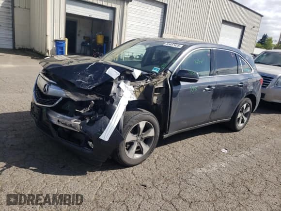 ✅ 2016 Acura MDX • VIN: 5FRYD4H2XGB055280 • Лот: 55487425. Опубликован ранее на Copart с пробегом 142 625 миль. Бесплатный доступ к архиву аукционных продаж из США и подробный отчёт об истории автомобиля на DreamBid. Изображение 1.
