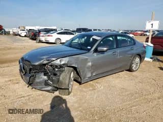 2023 BMW 3 Series 330i z VIN 3MW69FF09P8D24426, wystawiony jako Copart lot #81372465 z przebiegiem Nie podano mil oraz Szkoda całkowita • Salvage title. Historia ofert i sprzedaży dostępna na DreamBid. Obrazek 1.