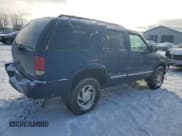 ✅ 2001 Chevrolet Blazer LT • VIN: 1GNDT13W412198237 • Lot: 88737605. Wystawiony na Copart z przebiegiem 202 398 mil. Bezpłatny archiwum sprzedaży aukcyjnych z USA i szczegółowy raport historii pojazdu na DreamBid. Zdjęcie 3.