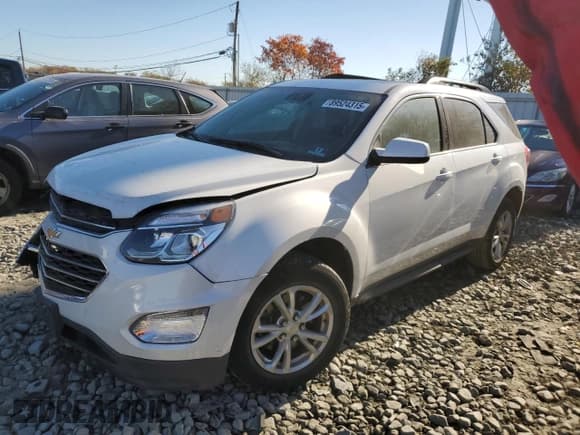 ✅ 2017 Chevrolet Equinox LT • VIN: 2GNFLFE30H6225763 • Лот: 89524315. Опубликован ранее на Copart с пробегом 74 806 миль. Бесплатный доступ к архиву аукционных продаж из США и подробный отчёт об истории автомобиля на DreamBid. Изображение 1.