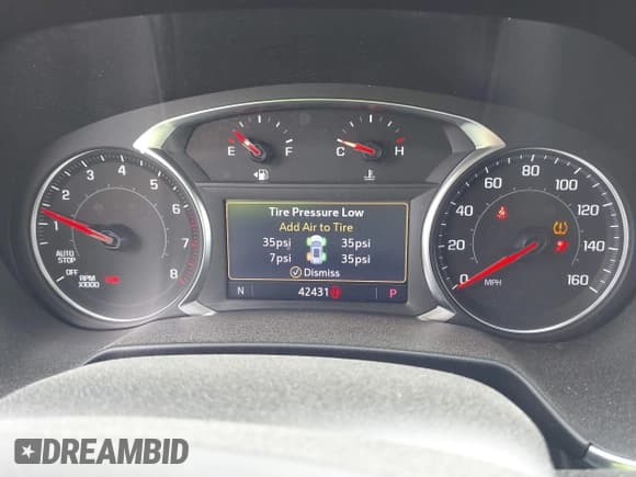 ✅ 2023 Chevrolet Blazer LT • VIN: 3GNKBCR44PS134997 • Lot: 42212064. Listed on IAAI with 99,999 mi. Free auction sales archive from the USA and detailed vehicle history report at DreamBid. Image 7.