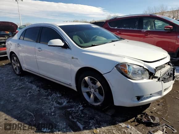 2009 Chevrolet Malibu Hybrid with VIN 1G1ZF57519F211702, listed as a Copart auction lot 44959385 with 180,712 mi miles and Salvage title. Bid and sale history available at DreamBid. Image 4.
