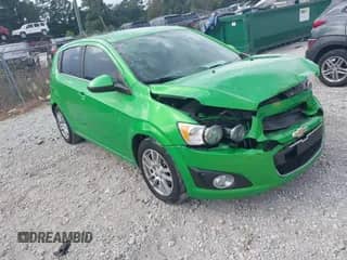 2015 Chevrolet Sonic LT with VIN 1G1JC6SH4F4218888, listed as a IAAI auction lot 43406248 with 94,422 mi miles and . Bid and sale history available at DreamBid. Image 1.