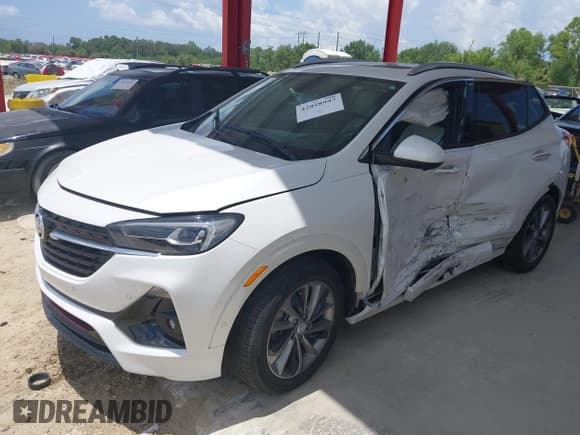 ✅ 2021 Buick Encore GX Essence • VIN: KL4MMFSL3MB181034 • Lot: 42858997. Listed on IAAI with 23,115 mi. Free auction sales archive from the USA and detailed vehicle history report at DreamBid. Image 2.