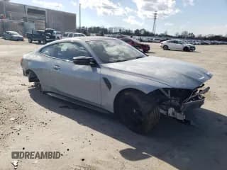 ✅ 2022 BMW M4 Competition xDrive • VIN: WBS43AZ03NCK18109 • Lot: 41862493. Listed on Copart with 6,377 mi. Free auction sales archive from the USA and detailed vehicle history report at DreamBid. Image 4.