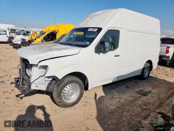 ✅ 2019 Nissan NV Cargo SV • VIN: 1N6AF0LY0KN800031 • Lot: 54163665. Listed on Copart with 91,534 mi. Free auction sales archive from the USA and detailed vehicle history report at DreamBid. Image 1.
