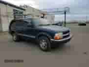 2000 Chevrolet Blazer LT with VIN 1GNDT13W6Y2372092, listed as a Copart auction lot 85784644 with 128,379 mi miles and Salvage title. Bid and sale history available at DreamBid. Image 11.