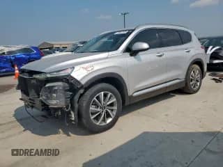 2019 Hyundai Santa Fe SEL Plus z VIN 5NMS33AD6KH018752, wystawiony jako Copart lot #81087465 z przebiegiem 114 560 mil mil oraz Szkoda całkowita • Salvage title. Historia ofert i sprzedaży dostępna na DreamBid. Obrazek 1.