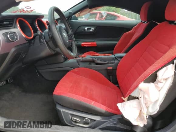 2015 Ford Mustang GT Premium with VIN 1FA6P8CF7F5310054, listed as a Copart auction lot 83888565 with 51,151 mi miles and Salvage title. Bid and sale history available at DreamBid. Image 7.