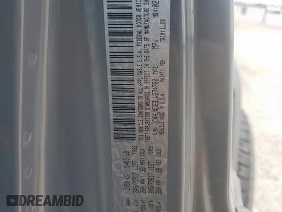 ✅ 2020 Jeep Wrangler Unlimited Freedom • VIN: 1C4HJXDG3LW274780 • Лот: 61870755. Опубликован ранее на Copart с пробегом 62 709 миль. Бесплатный доступ к архиву аукционных продаж из США и подробный отчёт об истории автомобиля на DreamBid. Изображение 13.