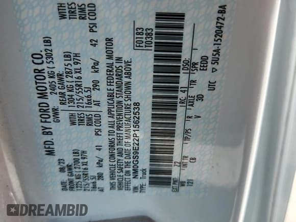 ✅ 2023 Ford Transit Connect XL • VIN: NM0GS9E22P1562538 • Лот: 62070685. Опубликован ранее на Copart с пробегом 26 689 миль. Бесплатный доступ к архиву аукционных продаж из США и подробный отчёт об истории автомобиля на DreamBid. Изображение 13.