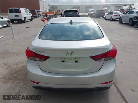 2015 Hyundai Elantra Limited with VIN 5NPDH4AE4FH548185, listed as a IAAI auction lot 42528283 with 104,589 mi miles and . Bid and sale history available at DreamBid. Image 16.