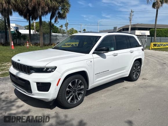 ✅ 2023 Jeep Grand Cherokee Overland • VIN: 1C4RJYD67P8100271 • Лот: 67457895. Опубликован ранее на Copart с пробегом 8 255 миль. Бесплатный доступ к архиву аукционных продаж из США и подробный отчёт об истории автомобиля на DreamBid. Изображение 2.