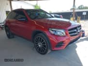 ✅ 2019 Mercedes-Benz GLC 300 • VIN: WDC0G4JB8KF563939 • Lot: 42284360. Listed on IAAI with 114,146 mi. Free auction sales archive from the USA and detailed vehicle history report at DreamBid. Image 1.