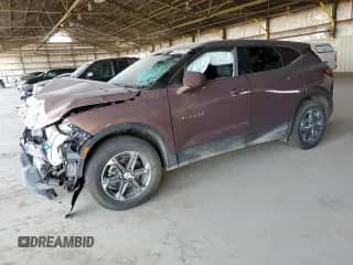 2024 Chevrolet Blazer LT с VIN 3GNKBHR41RS159534, выставлен на аукционе Copart как лот 62953745 с пробегом Не указан миль и На запчасти • Non repairable. История ставок и продаж доступна на DreamBid. Изображение 1.