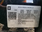 ✅ 2019 Chevrolet Bolt EV LT • VIN: 1G1FW6S02K4130309 • Lot: 78788324. Listed on Copart with 36,806 mi. Free auction sales archive from the USA and detailed vehicle history report at DreamBid. Image 13.