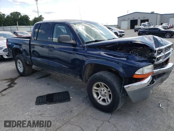 2004 Dodge Dakota SLT z VIN 1D7HG48N14S693523, wystawiony jako Copart lot #63211474 z przebiegiem 166 844 mil mil oraz Szkoda całkowita • Salvage title. Historia ofert i sprzedaży dostępna na DreamBid. Obrazek 4.