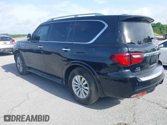 ✅ 2021 Infiniti QX80 Luxe • VIN: JN8AZ2AE2M9269235 • Lot: 41340475. Listed on IAAI with 118,099 mi. Free auction sales archive from the USA and detailed vehicle history report at DreamBid. Image 3.