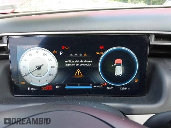 2023 Hyundai Tucson SEL z VIN 5NMJF3AE5PH202423, wystawiony jako IAAI lot #43204979 z przebiegiem 142 984 mil mil oraz . Historia ofert i sprzedaży dostępna na DreamBid. Obrazek 7.