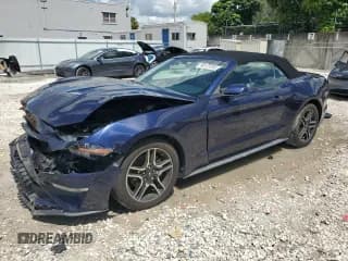 ✅ 2020 Ford Mustang EcoBoost • VIN: 1FATP8UH9L5127673 • Lot: 80123765. Listed on Copart with 32,848 mi. Free auction sales archive from the USA and detailed vehicle history report at DreamBid. Image 1.