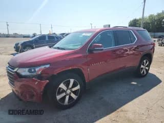 ✅ 2018 Chevrolet Traverse LT • VIN: 1GNERHKWXJJ171014 • Lot: 72042225. Wystawiony na Copart z przebiegiem 97 614 mil. Bezpłatny archiwum sprzedaży aukcyjnych z USA i szczegółowy raport historii pojazdu na DreamBid. Zdjęcie 1.