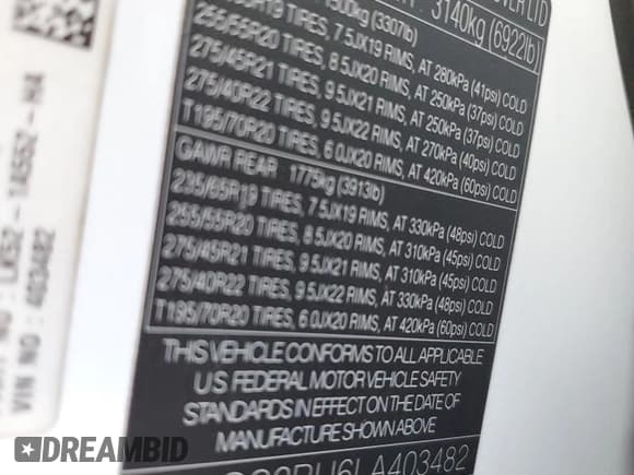 ✅ 2020 Land Rover Range Rover HSE • VIN: SALGS2RU6LA403482 • Lot: 87416795. Listed on Copart with 103,821 mi. Free auction sales archive from the USA and detailed vehicle history report at DreamBid. Image 13.