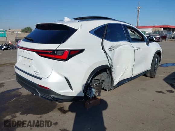 ✅ 2024 Lexus NX 350 Luxury • VIN: JTJHGCEZ0R2012039 • Lot: 43662159. Listed on IAAI with 10,536 mi. Free auction sales archive from the USA and detailed vehicle history report at DreamBid. Image 4.