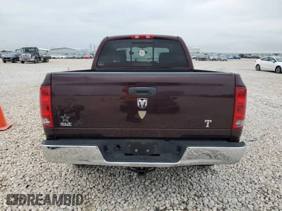 2005 Dodge 1500 SLT with VIN 1D7HA18N25S274100, listed as a Copart auction lot 64708684 with 153,475 mi miles and Salvage title. Bid and sale history available at DreamBid. Image 6.
