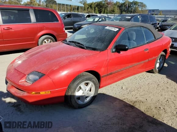 ✅ 1998 Pontiac Sunfire • VIN: 4G2JB32T7WB202549 • Lot: 75095294. Listed on Copart with 38,312 mi. Free auction sales archive from the USA and detailed vehicle history report at DreamBid. Image 1.