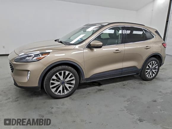 ✅ 2020 Ford Escape Titanium • VIN: 1FMCU9J96LUC77814 • Lot: 91740505. Listed on Copart with 112,914 mi. Free auction sales archive from the USA and detailed vehicle history report at DreamBid. Image 1.