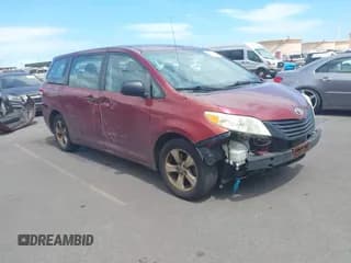 ✅ 2012 Toyota Sienna • VIN: 5TDZK3DC5CS195229 • Лот: 42291832. Опубликован ранее на IAAI с пробегом 209 120 миль. Бесплатный доступ к архиву аукционных продаж из США и подробный отчёт об истории автомобиля на DreamBid. Изображение 1.