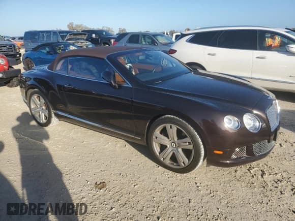 ✅ 2012 Bentley Continental GT • VIN: SCBGR3ZA9CC077232 • Lot: 78362024. Listed on Copart with 25,390 mi. Free auction sales archive from the USA and detailed vehicle history report at DreamBid. Image 4.