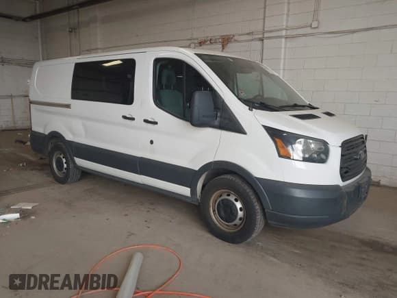 ✅ 2015 Ford Transit Cargo • VIN: 1FTNE1YG9FKB08497 • Lot: 42106682. Listed on IAAI with 158,992 mi. Free auction sales archive from the USA and detailed vehicle history report at DreamBid. Image 1.
