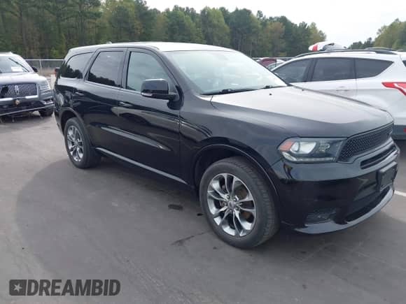 2019 Dodge Durango GT z VIN 1C4RDJDG3KC770395, wystawiony jako IAAI lot #43410511 z przebiegiem 110 800 mil mil oraz . Historia ofert i sprzedaży dostępna na DreamBid. Obrazek 1.