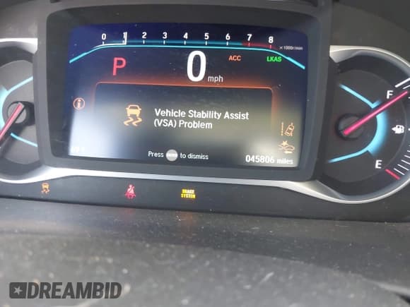 ✅ 2019 Honda Pilot EX-L • VIN: 5FNYF6H58KB092631 • Lot: 43802060. Listed on IAAI with 45,806 mi. Free auction sales archive from the USA and detailed vehicle history report at DreamBid. Image 7.