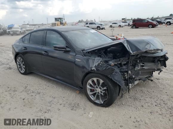 ✅ 2023 Cadillac CT5-V • VIN: 1G6DR5RWXP0112975 • Lot: 72741054. Listed on Copart with Not provided. Free auction sales archive from the USA and detailed vehicle history report at DreamBid. Image 4.