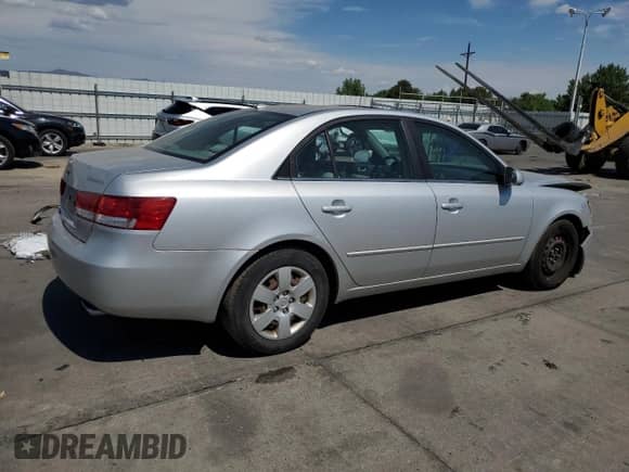 2008 Hyundai Sonata GLS with VIN 5NPET46F08H315279, listed as a Copart auction lot 63094584 with 54,044 mi miles and Salvage title. Bid and sale history available at DreamBid. Image 3.
