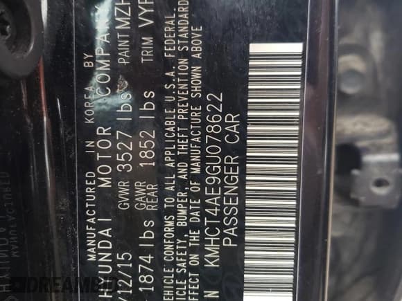 ✅ 2016 Hyundai Accent SE • VIN: KMHCT4AE9GU078622 • Лот: 57344864. Опубликован ранее на Copart с пробегом 146 189 миль. Бесплатный доступ к архиву аукционных продаж из США и подробный отчёт об истории автомобиля на DreamBid. Изображение 12.