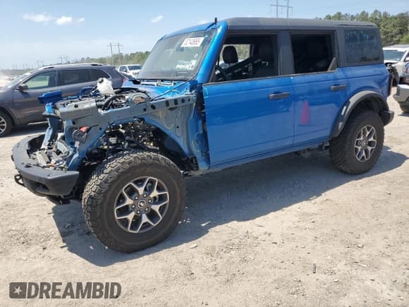 ✅ 2024 Ford Bronco Badlands • VIN: 1FMEE9BP5RLA31676 • Lot: 52140665. Listed on Copart with Not provided. Free auction sales archive from the USA and detailed vehicle history report at DreamBid. Image 1.